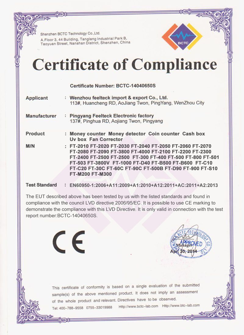 CE LVD Certification